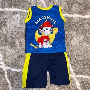 Boys 2 piece paw patrol set